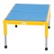 Vestil Adj. Steel Stand, 10-1/2-16-1/2 H, 24 x 36, 10.5 Overall Height, Steel, Yellow AHT-H-2436 - alternate 4